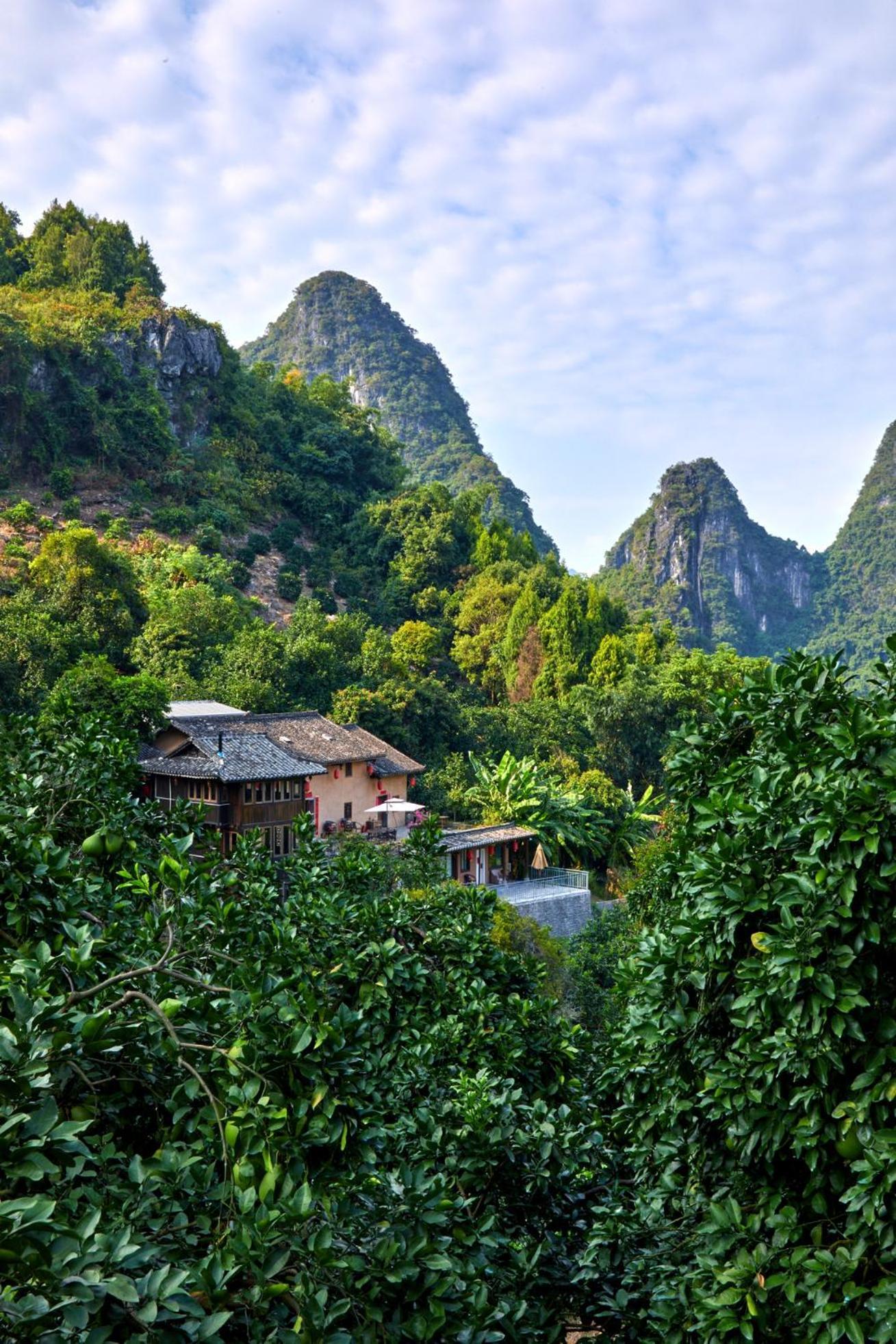 Yangshuo Yunshe Mountain Guesthouse Eksteriør bilde